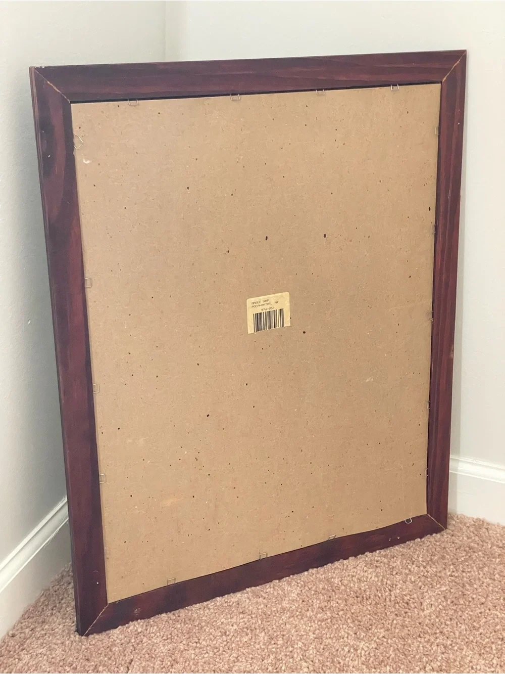THE “MIRROR” Vintage “stained glass” magnolia design mirror